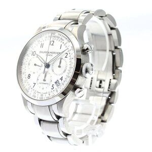 Baume & Mercier Cape Land 65716 Chronograph Silver Dial Automatic Men's